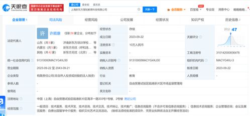 新東方在上海成立慧知教育科技公司，深耕自費出國留學中介服務